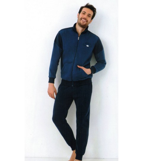 TUTA UOMO 4000/4001 FELPA FULLZIP PESANTE GRANCHIO