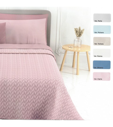 TRAPUNTINO 2 POSTI VELVET ZIGZAG TESSIER 260X260