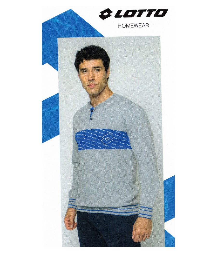 PIGIAMA UOMO LP1179 M/LUNGA COTONE LOTTO