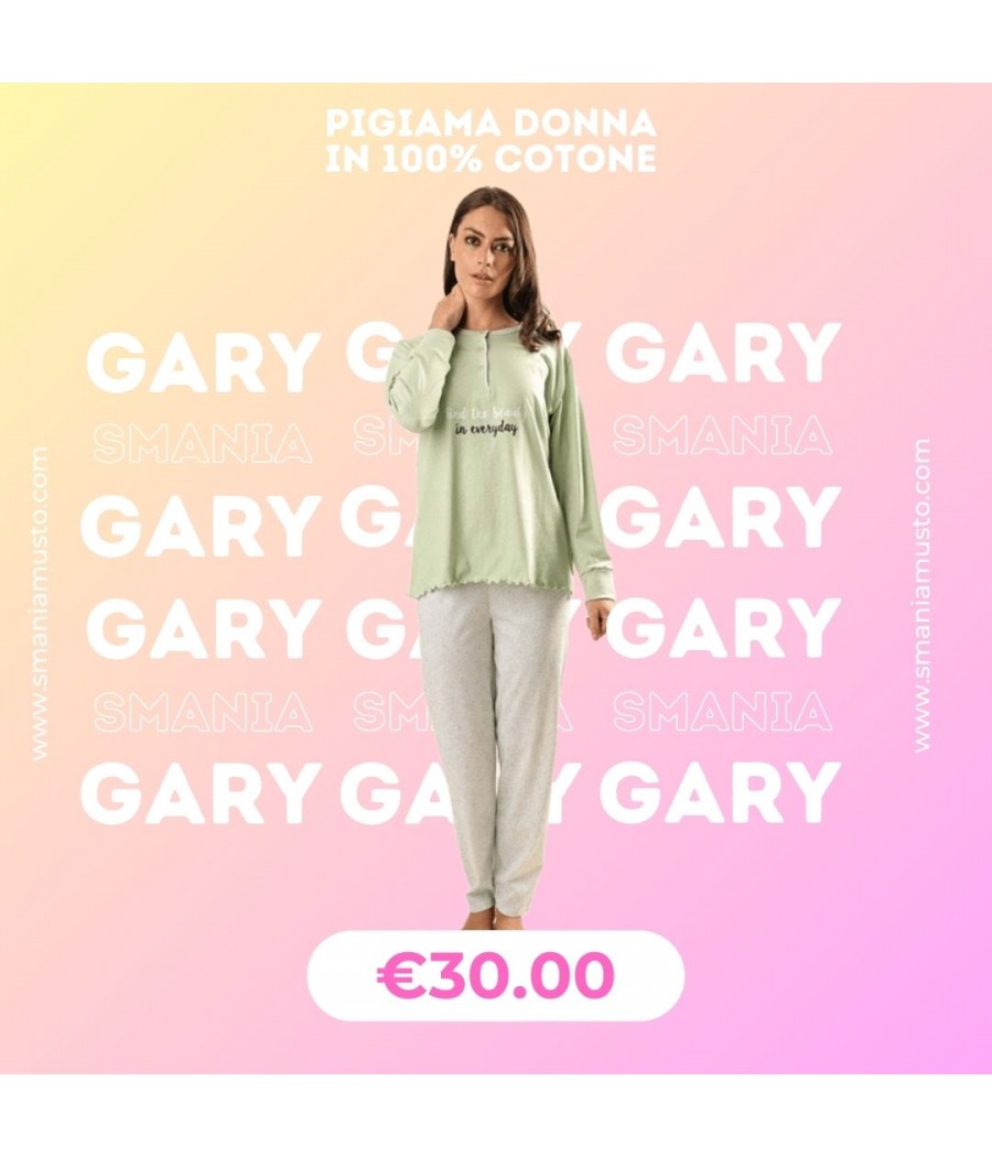 PIGIAMA DONNA Z50060 SERAFINO M/LUNGA COT/100% GARY