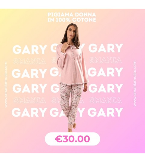 PIGIAMA DONNA Z50090 SERAFINO M/LUNGA COT/100% GARY