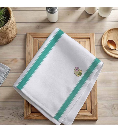 STROFINACCI 3 PZ SPIGA PASQUA COT/SPIGATO RICAMATO VINGI