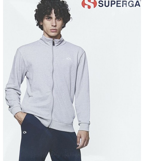 TUTA UOMO 25601 FULLZIP CALIBRATA COTONE SUPERGA