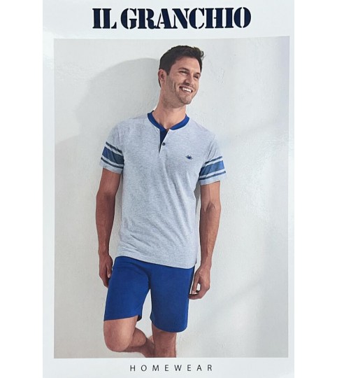 PIGIAMA UOMO GP1125  M/MANICA P/CORTO GRANCHIO