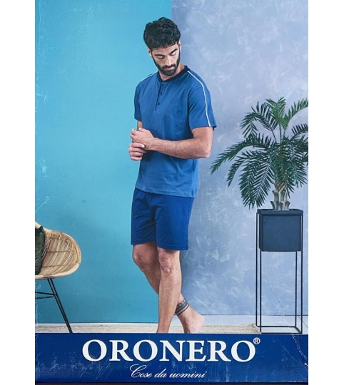 PIGIAMA UOMO OU455  M/MANICA P/CORTO ORONERO