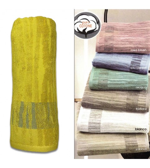 TELO BAGNO SAFARI SPUGNA JACQUARD KARI
