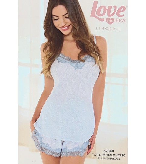 CAMICIA DONNA 87051 S/STRETTA  PIZZO LOVE