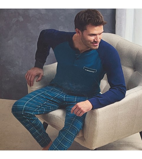 PIGIAMA UOMO GP2088  INTERLOCK IL GRANCHIO