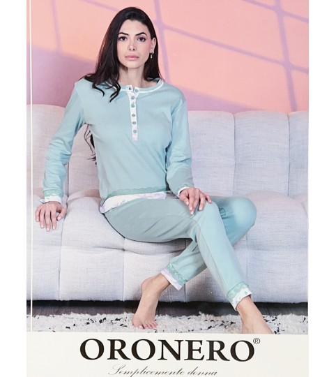 PIGIAMA DONNA OD480 INTERLOCK ORONERO