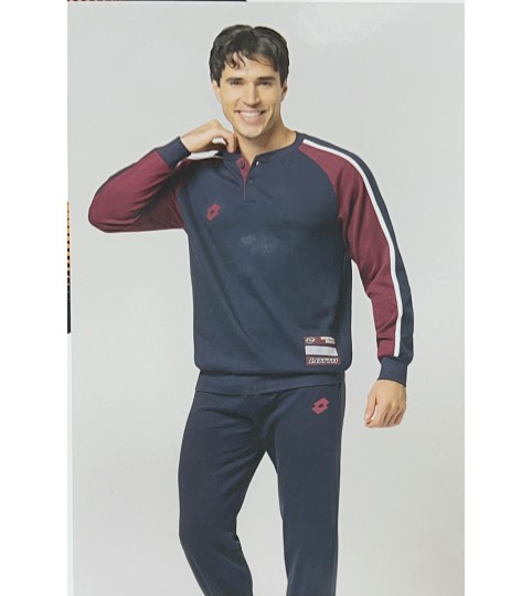 PIGIAMA UOMO LP2130 SERAFINO INTERLOCK LOTTO