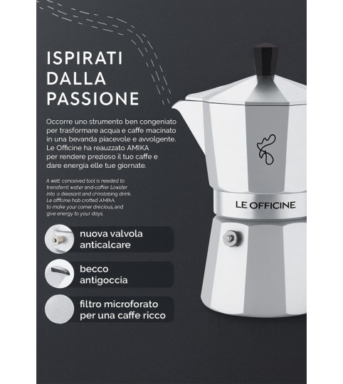 CAFFETTIERA 3 TAZZE AMIKA BY LE OFFICINE