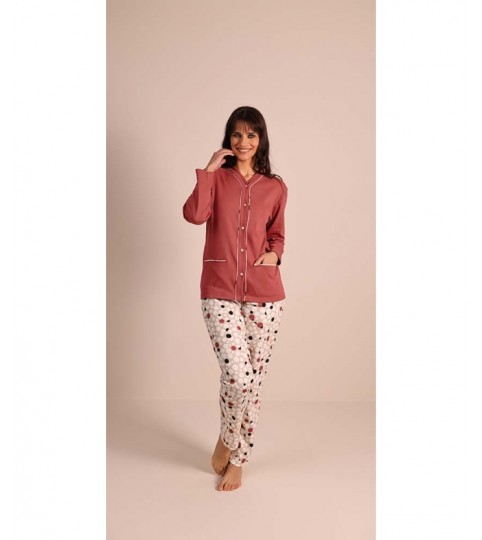 PIGIAMA DONNA 5083 APERTO INTERLOCK GARY