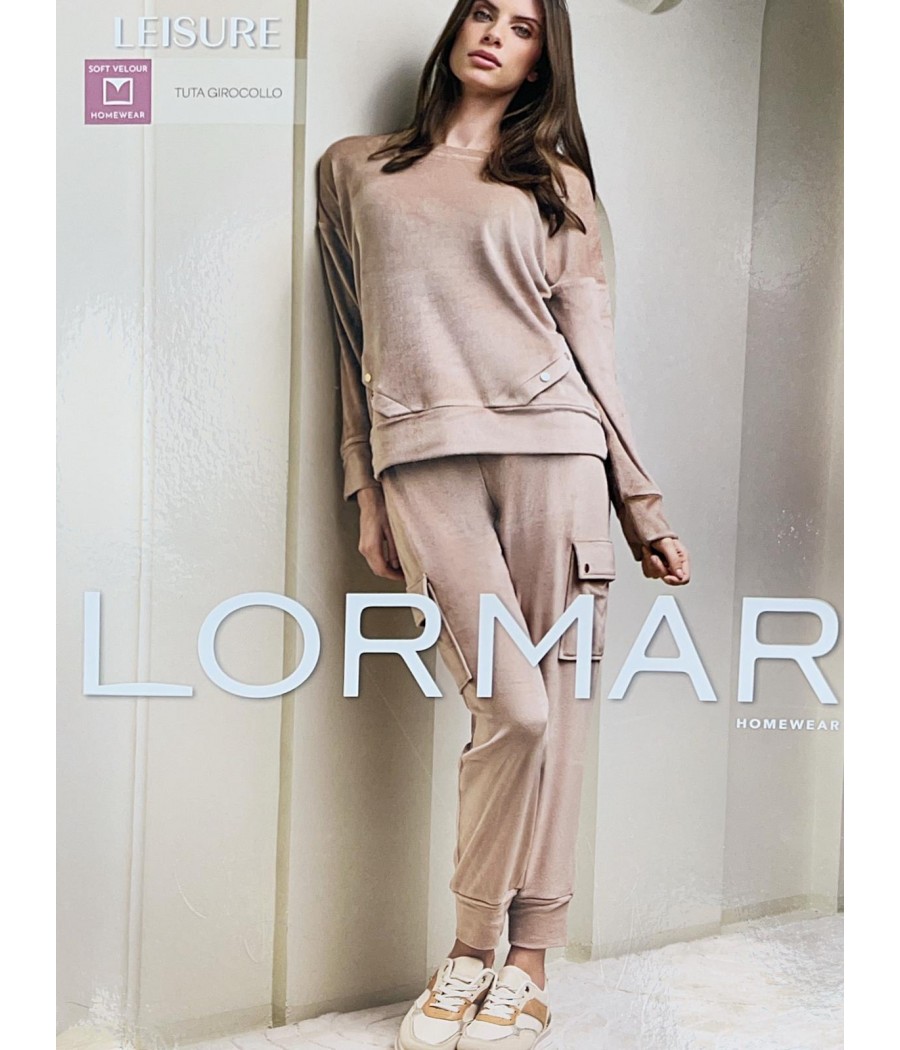 PIGIAMA DONNA 603864 G/COLLO CINIGLIA LORMAR