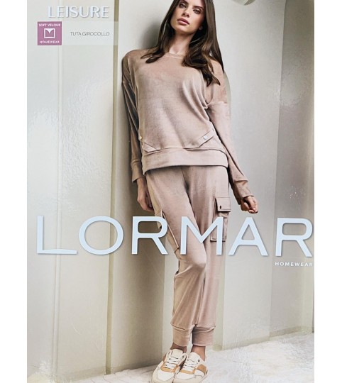PIGIAMA DONNA 603864 G/COLLO CINIGLIA LORMAR