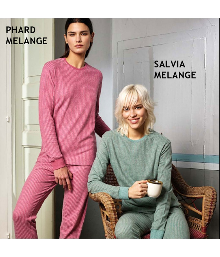 PIGIAMA DONNA 5248 FELPINA JADEA