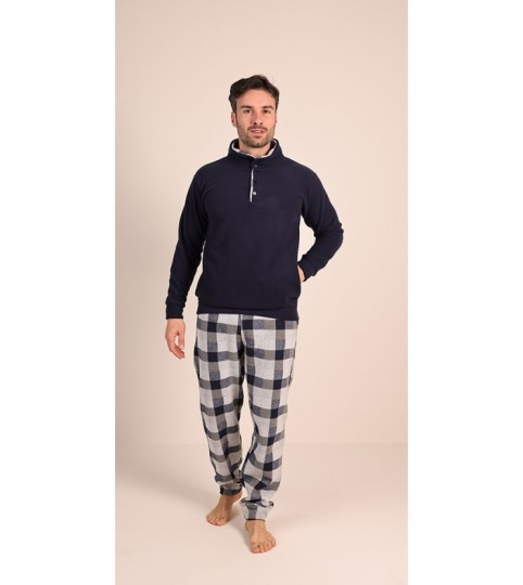 PIGIAMA UOMO 6072  SERAFINO COLLO ALTO PUNTO MILANO GARY