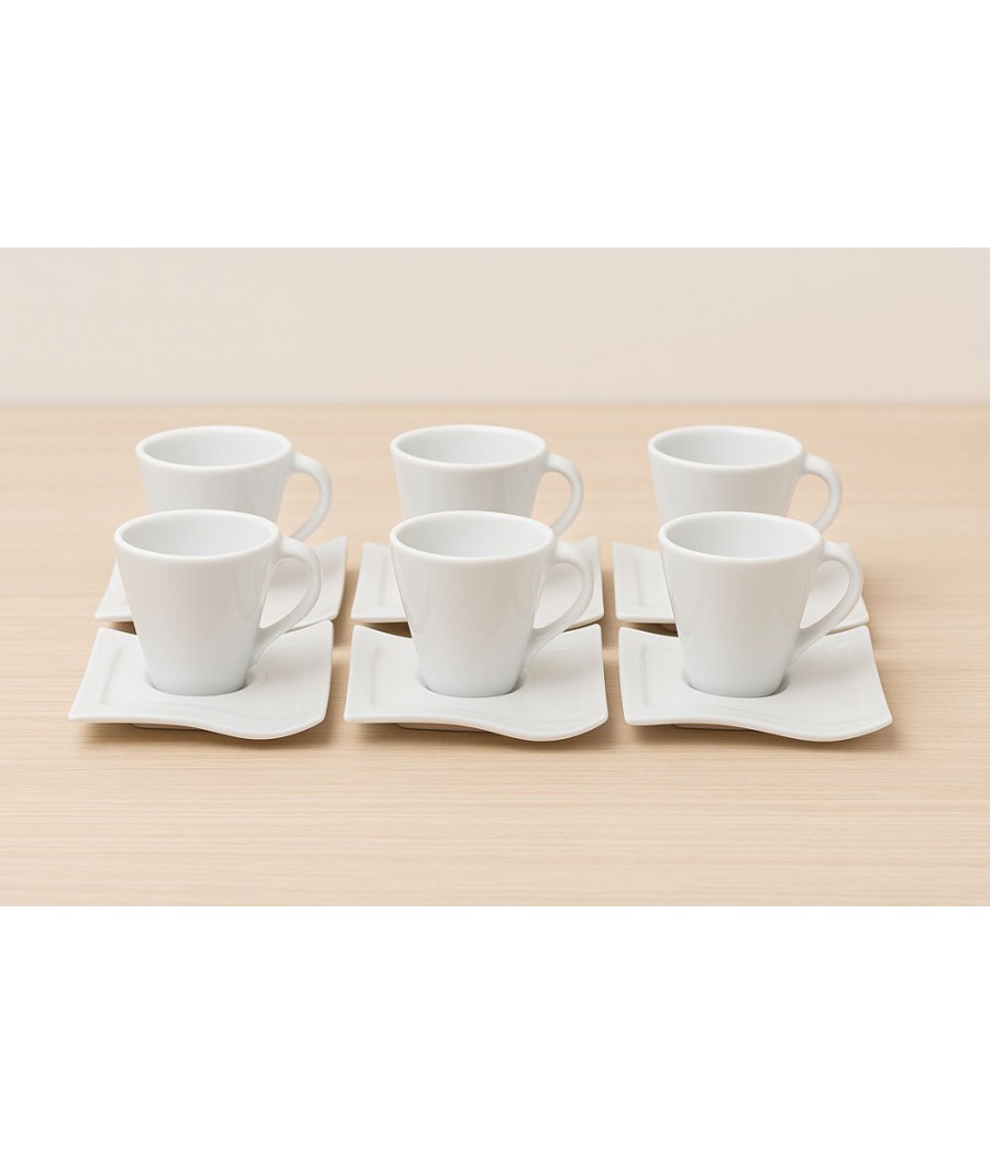 SERVIZIO TAZZA CAFFE 6PZ 956138 BIANCO