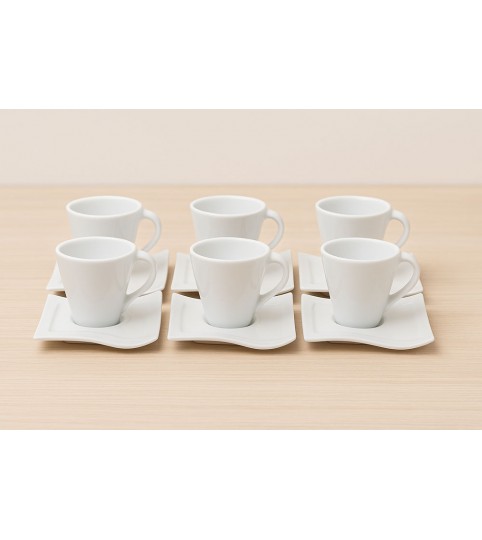 SERVIZIO TAZZA CAFFE 6PZ 956138 BIANCO