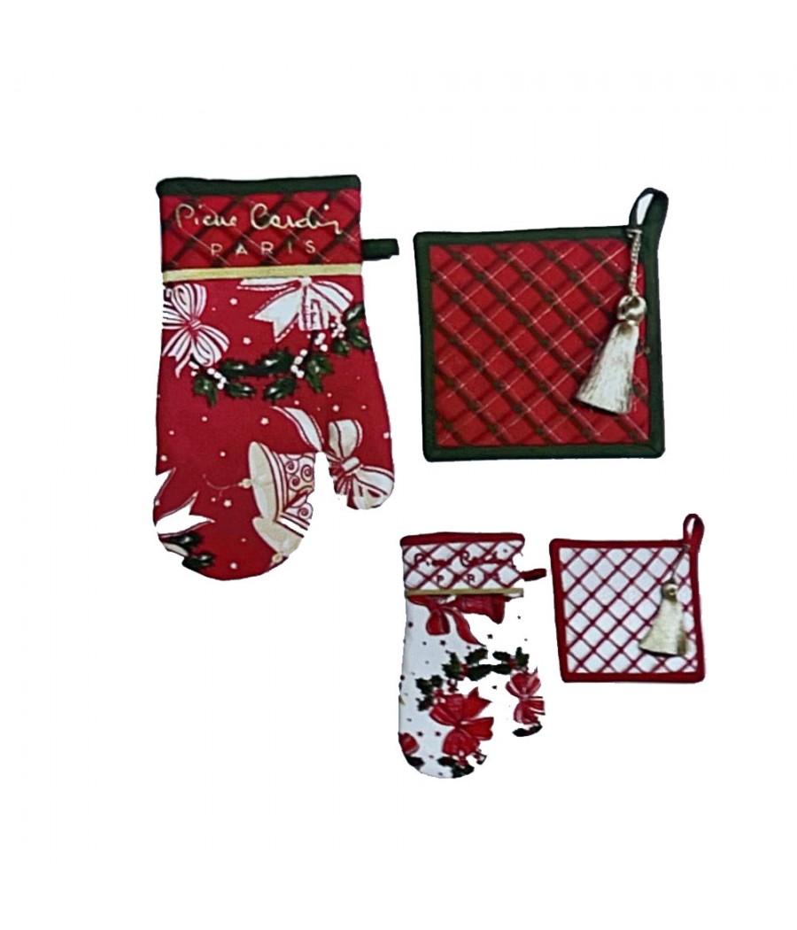 PRESINA + GUANTO  EVERGREEN LUREX NATALE