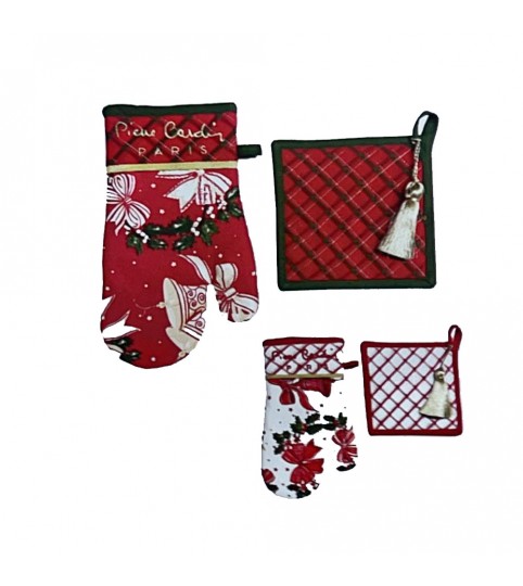 PRESINA + GUANTO  EVERGREEN LUREX NATALE