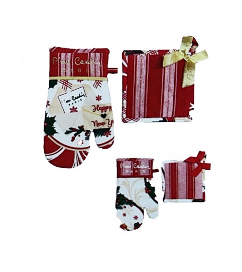 PRESINA + GUANTO  KRIS  LUREX NATALE