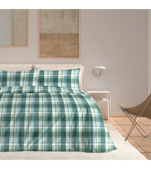 COPRIPIUMINO 2 POSTI MILOT SACCO + 2 FEDERE COTONE100%