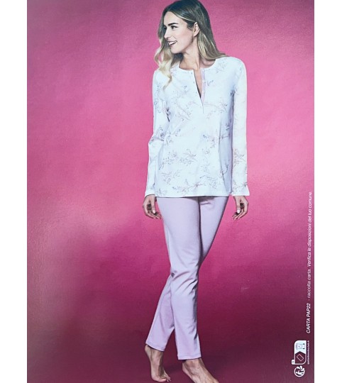 PIGIAMA DONNA 292236 INTERLOCK CONFORMATO LINCLALOR