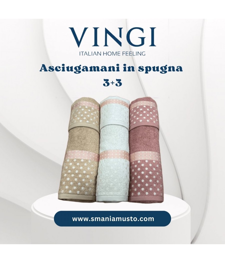 ASCIUGAAMANI 3+3 JESSICA...