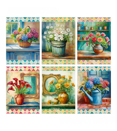 STROFINACCI 6 PEZZI TIFFANY STAMPA DIGITALE VINGI