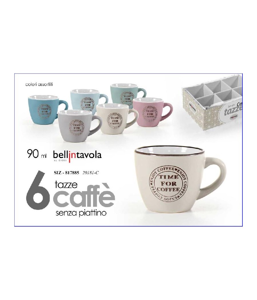 TAZZINE DA CAFFE' 6PZ 20181...