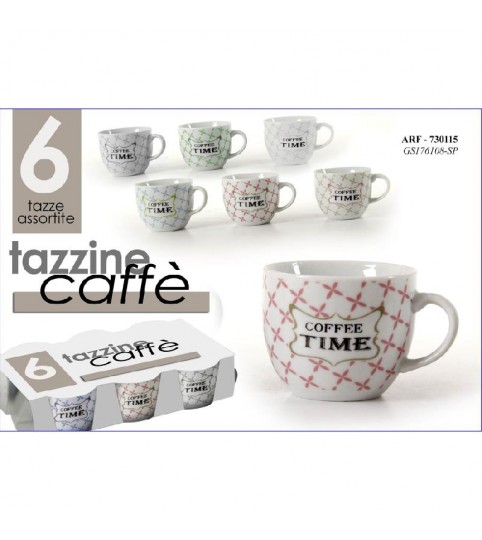TAZZINE DA CAFFE' AS80 FANTASIA 6PZ