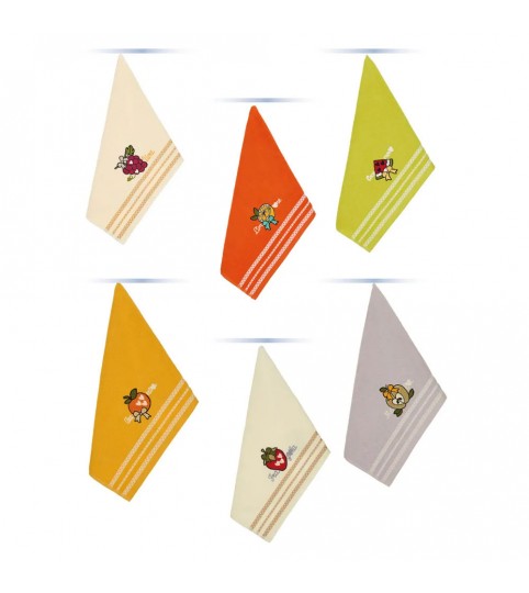 STROFINACCI MACEDONIA 3 PEZZI SPUGNA RICAMATA