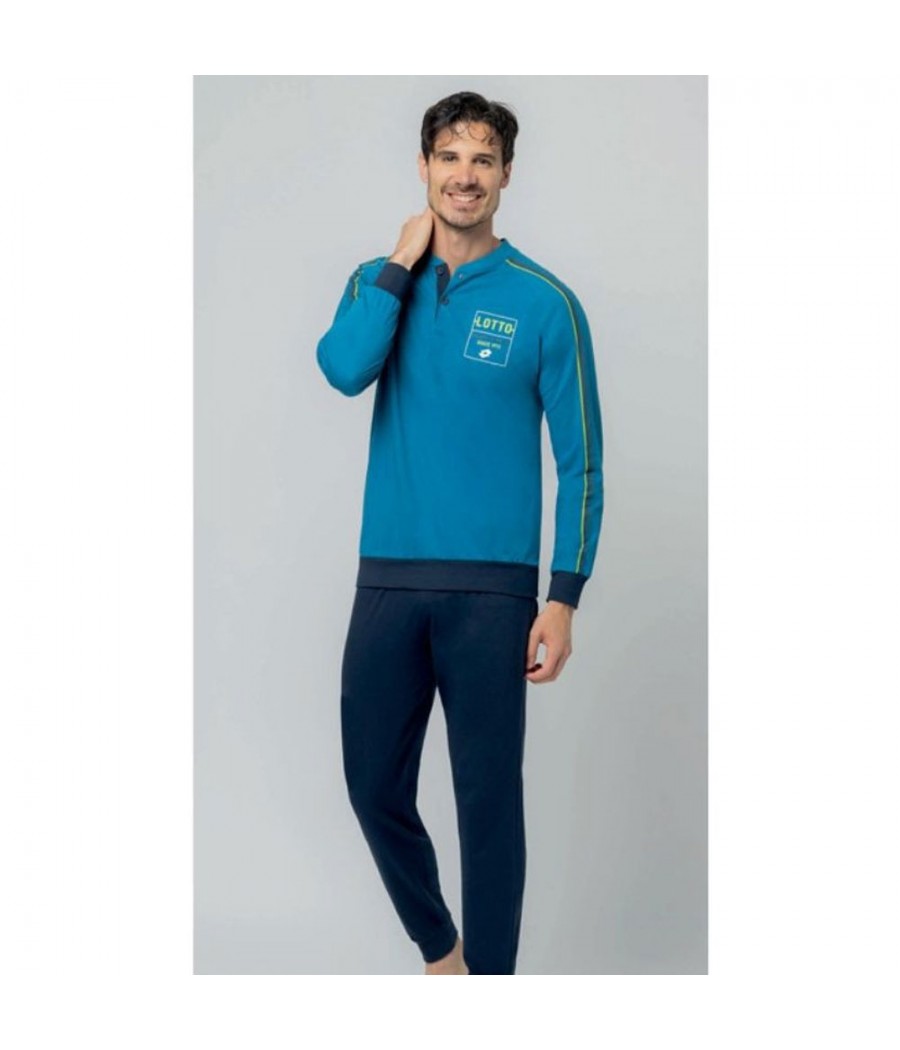 PIGIAMA UOMO LP1221 COTONE SERAFINO LOTTO