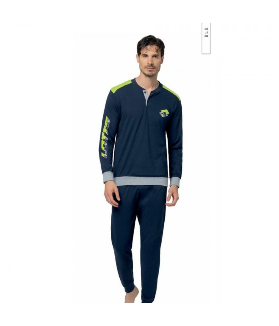 PIGIAMA UOMO LP1222 COTONE SERAFINO LOTTO