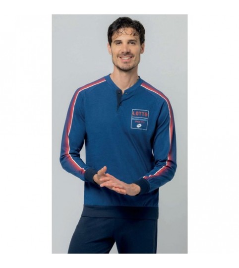 PIGIAMA UOMO LP1224 COTONE SERAFINO LOTTO