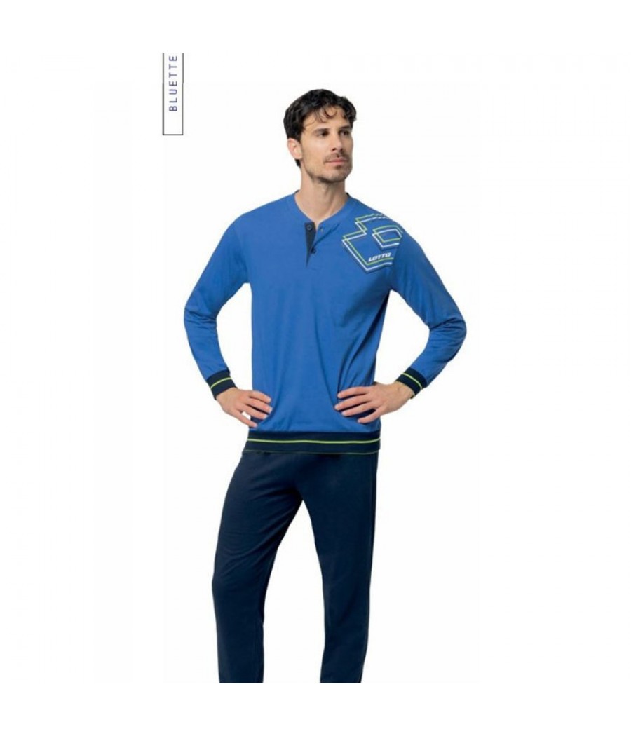 PIGIAMA UOMO LP1226 COTONE SERAFINO LOTTO