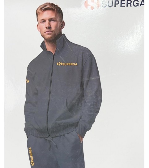 TUTA UOMO 26304  COTONE FULLZIP SUPERGA