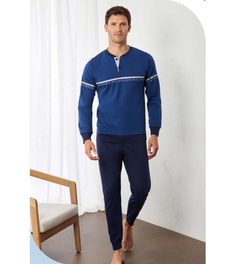 PIGIAMA UOMO GP1146 SERAFINO M/LUNGA COTONE GRANCHIO