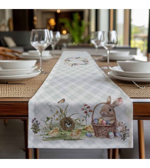 RUNNER PASQUA TIFFANY 45X140 STAMPA DIGITALE COTONE 26 VINGY