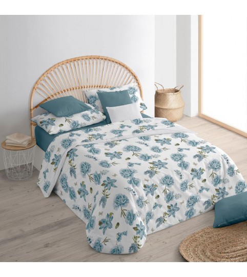 COMPLETO LENZUOLA 2 POSTI BLOOM 4 FEDERE COT/100% BOTTICELLI