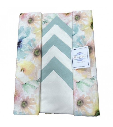 SERVIZIO TAVOLA X12 FIORITO ST/DIGITALE COTONE BOTTICELLI