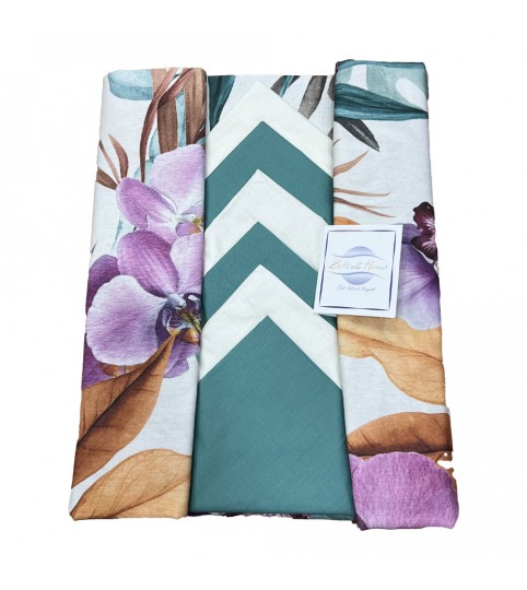 SERVIZIO TAVOLA X12 HAWAII ST/DIGITALE COTONE BOTTICELLI