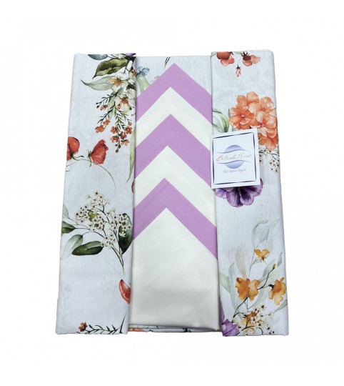 SERVIZIO TAVOLA X6 MULTIFIORE ST/DIGITALE COTONE BOTTICELLI