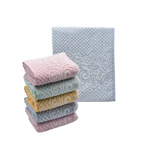 ASCIUGAMANI 6 NIAGARA SPUGNA JACQUARD 450GR MADE IN ITALY ROSSI