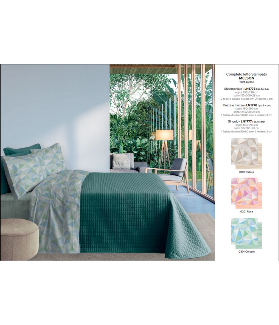 COMPLETO LENZUOLA 2 POSTI...