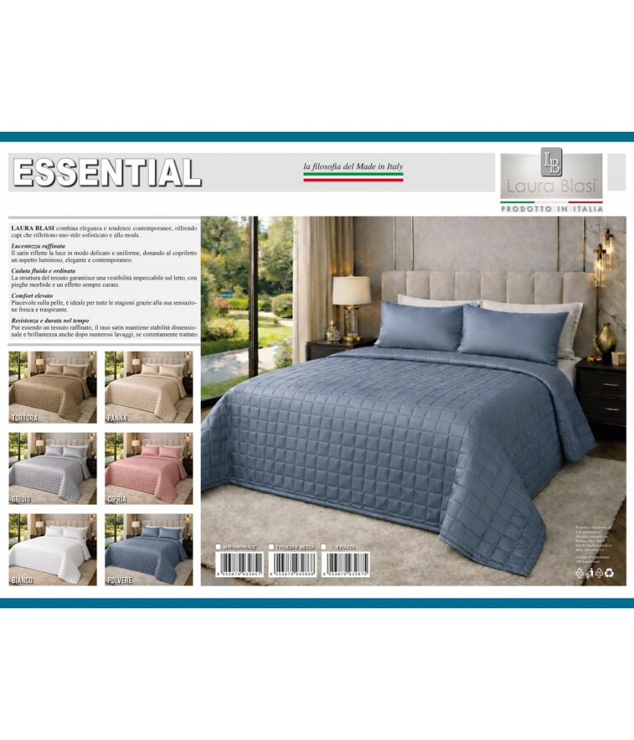 TRAPUNTINO 2 POSTI ESSENTIAL RASATELLO UNITO FANTASIA BLASI