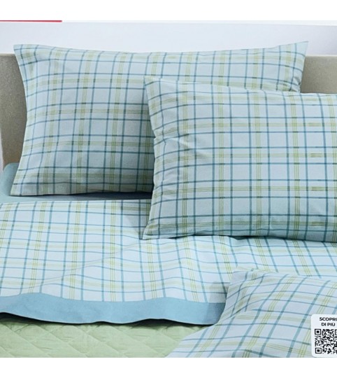 COMPLETO LENZUOLA 1 POSTO SCOZIA COTONE GABEL