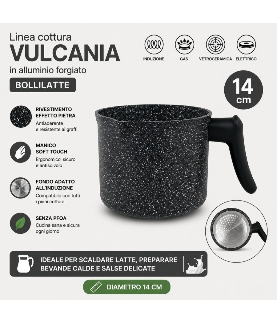BOLLILATTE  D-14 VULCANIA 58476 INDUZIONE