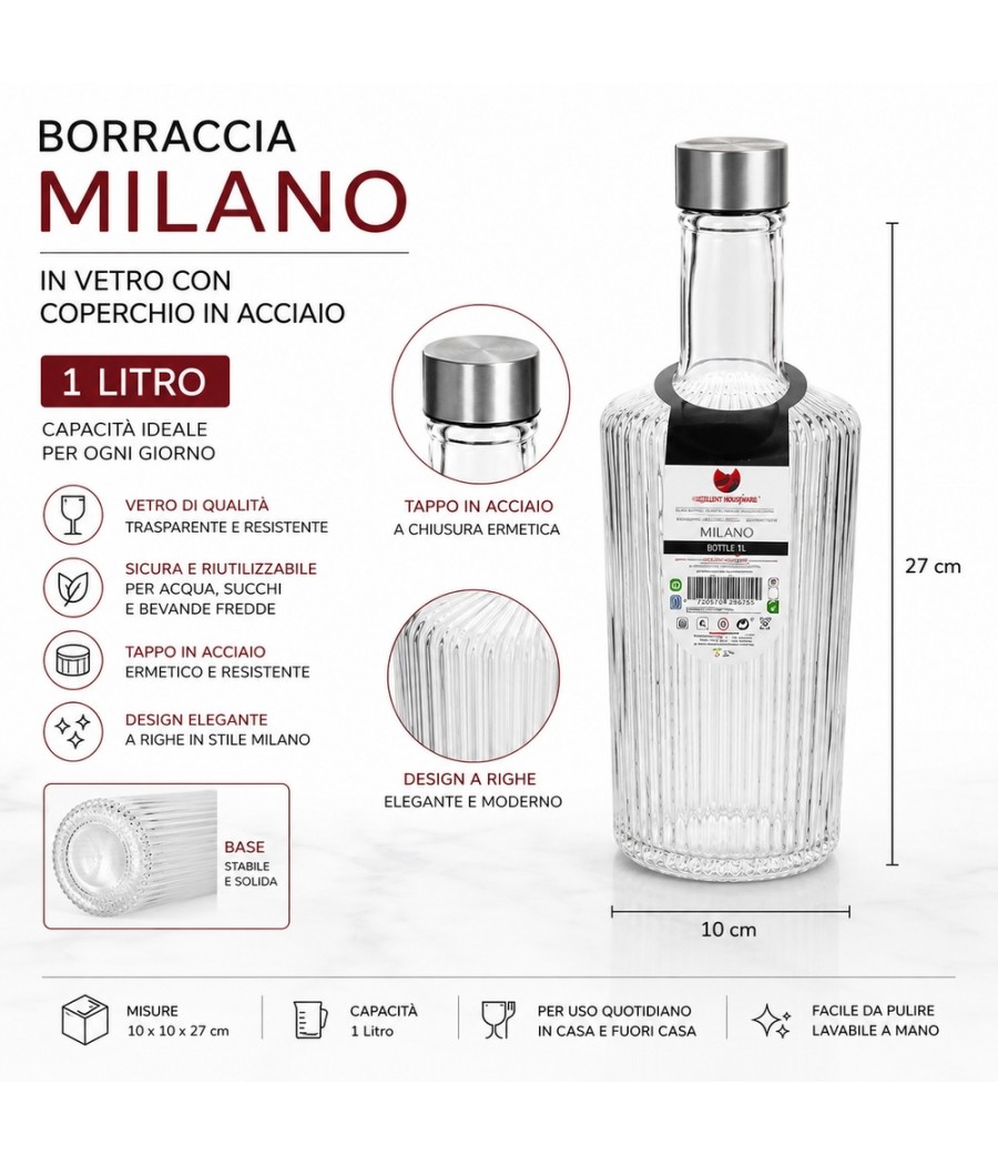 BOTTIGLIA MILAN 1 LT C/TAPPO