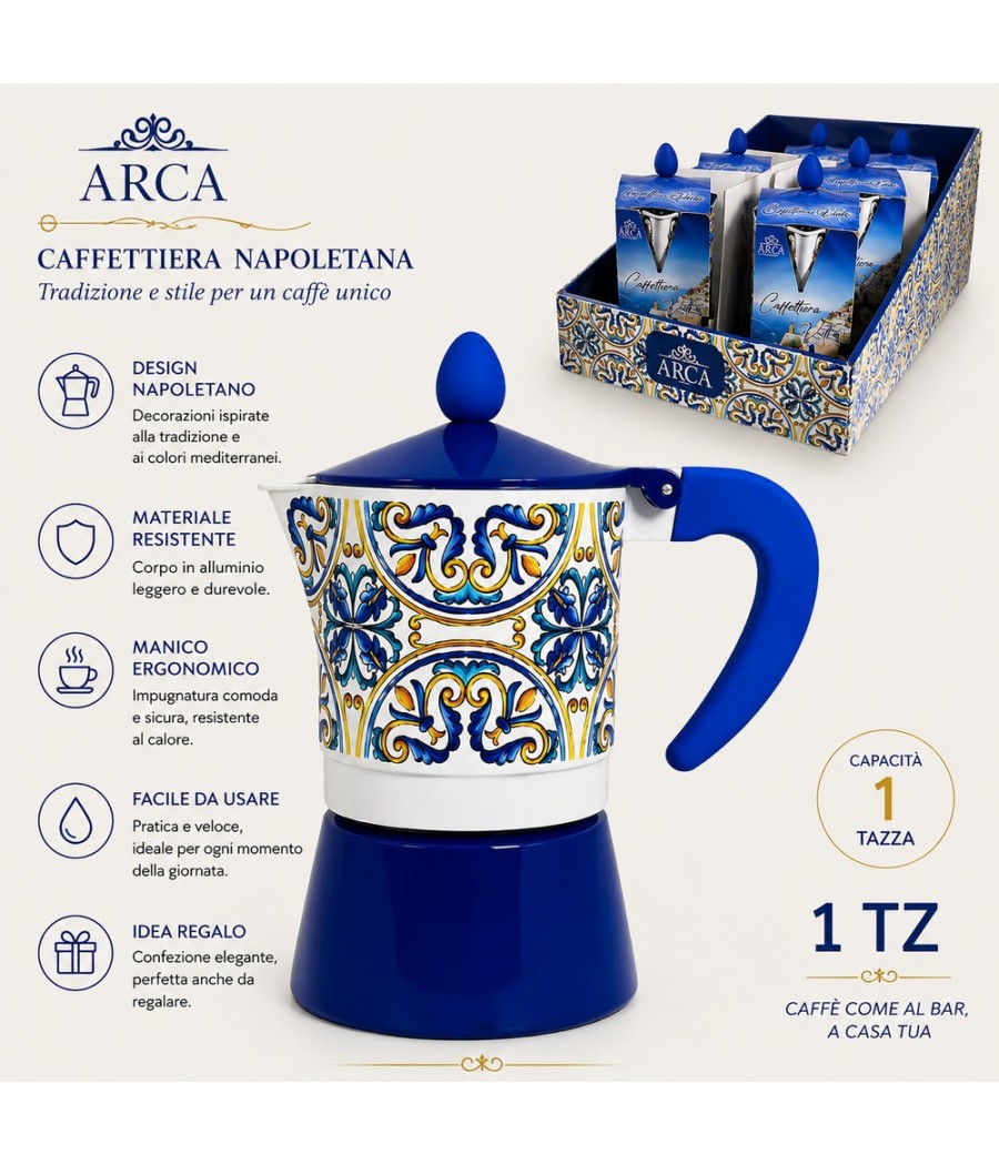 CAFFETTIERA 1 TAZZA 956911 VIETRI